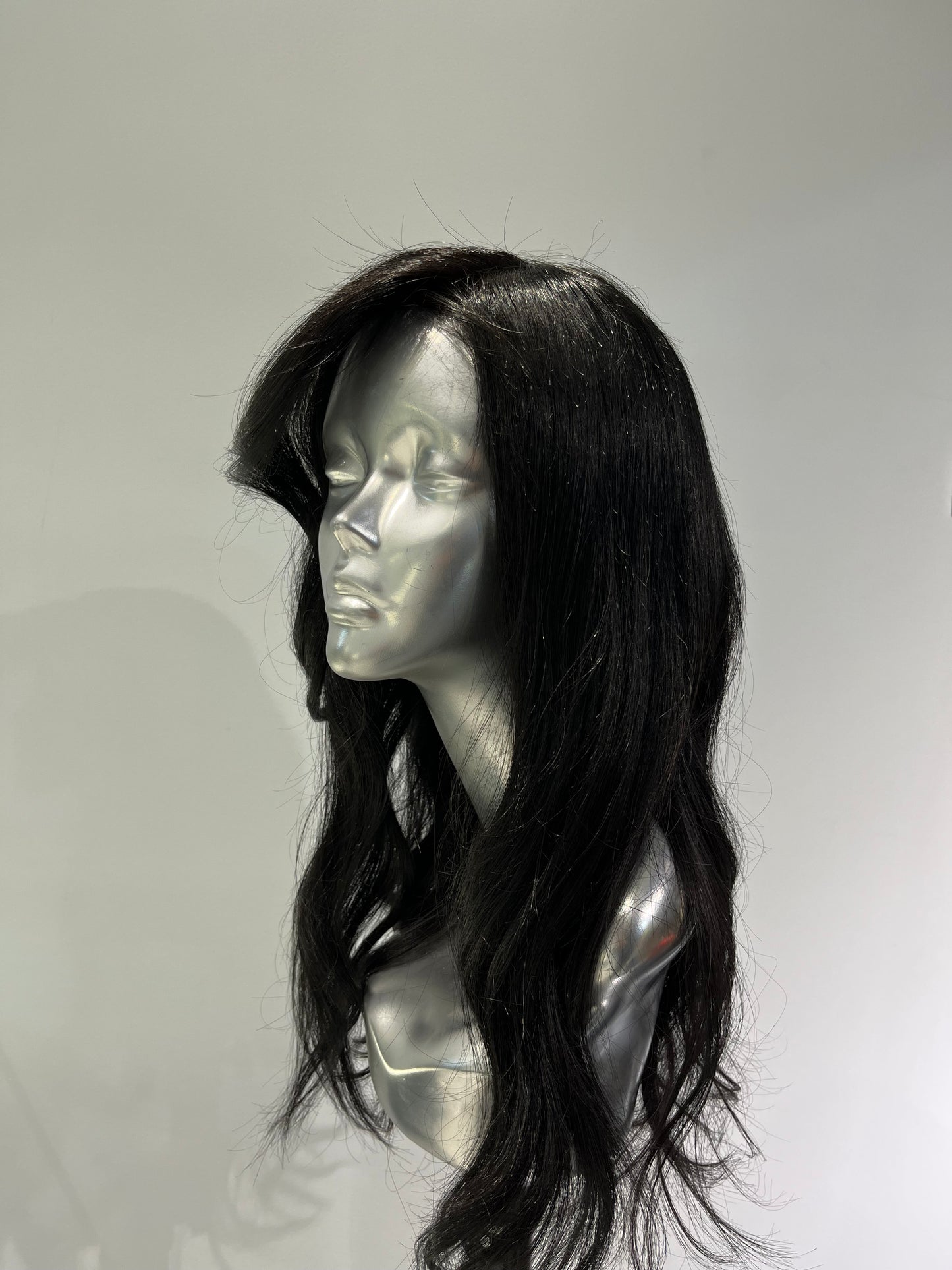Jet Black front lace wig