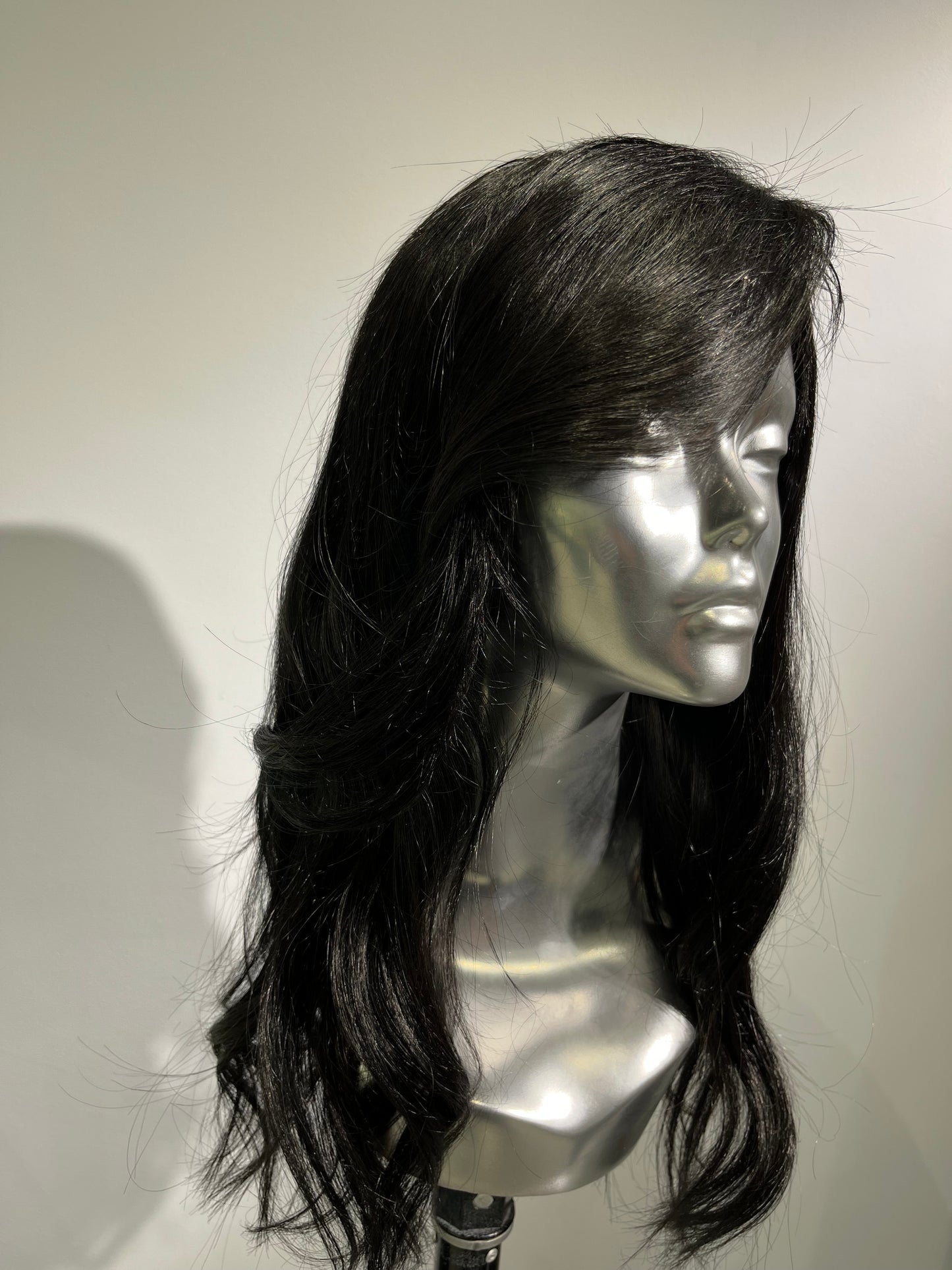 Jet Black front lace wig