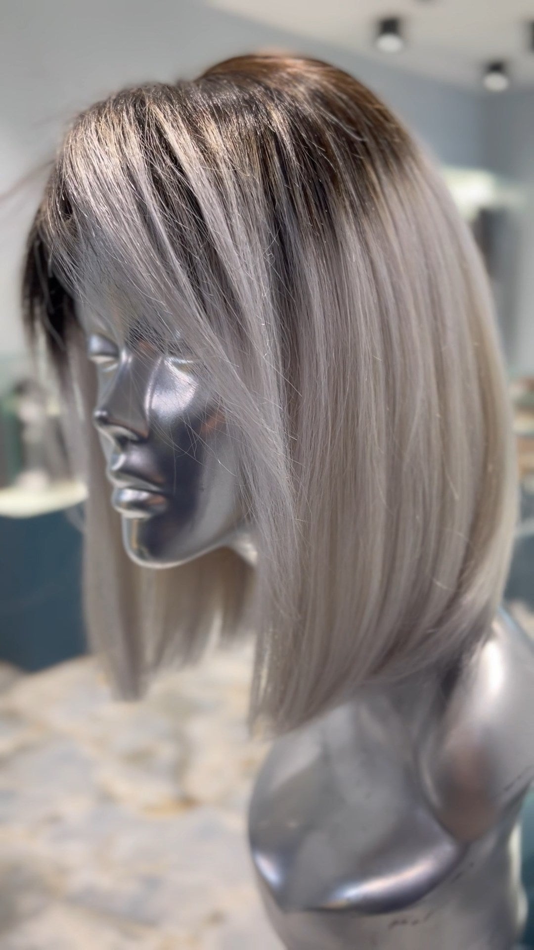 Icy Bob front lace wig