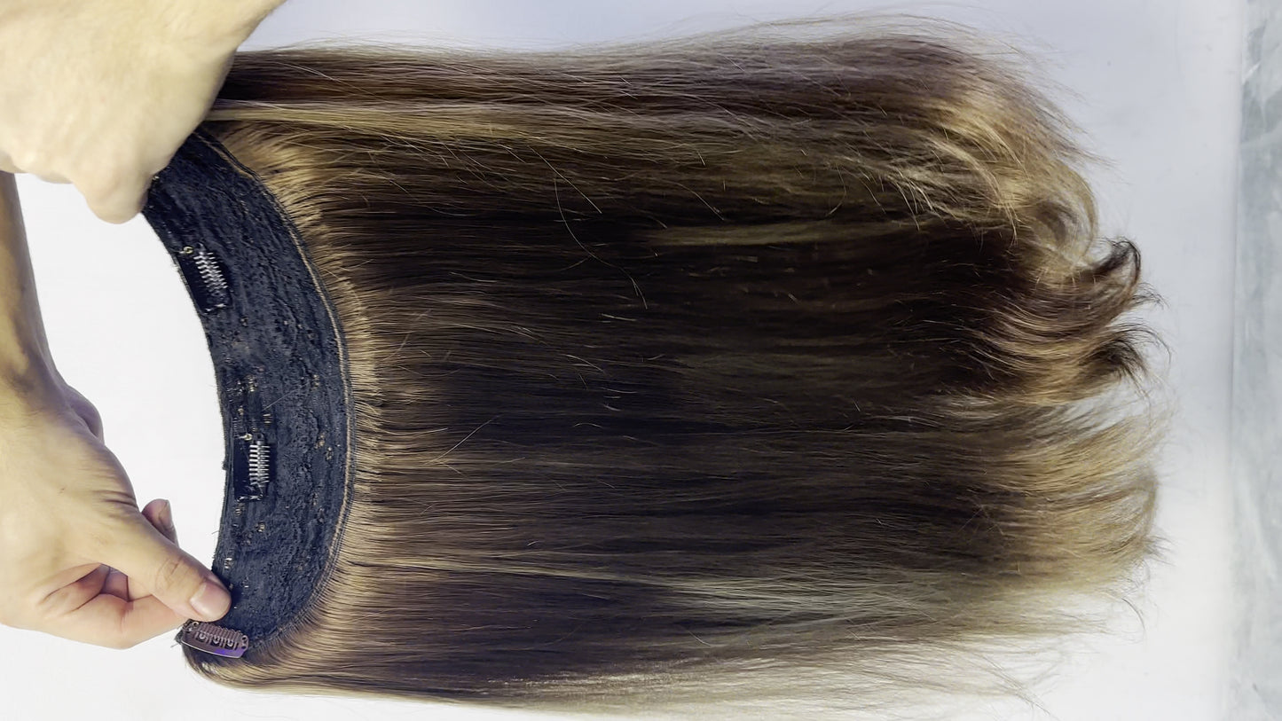 Customized Clip-In Hair Extensions - Full Density, Virgin Human Hair
