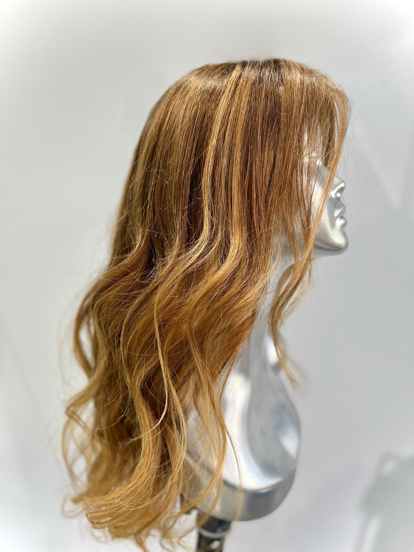 Sunset highlights front lace wig