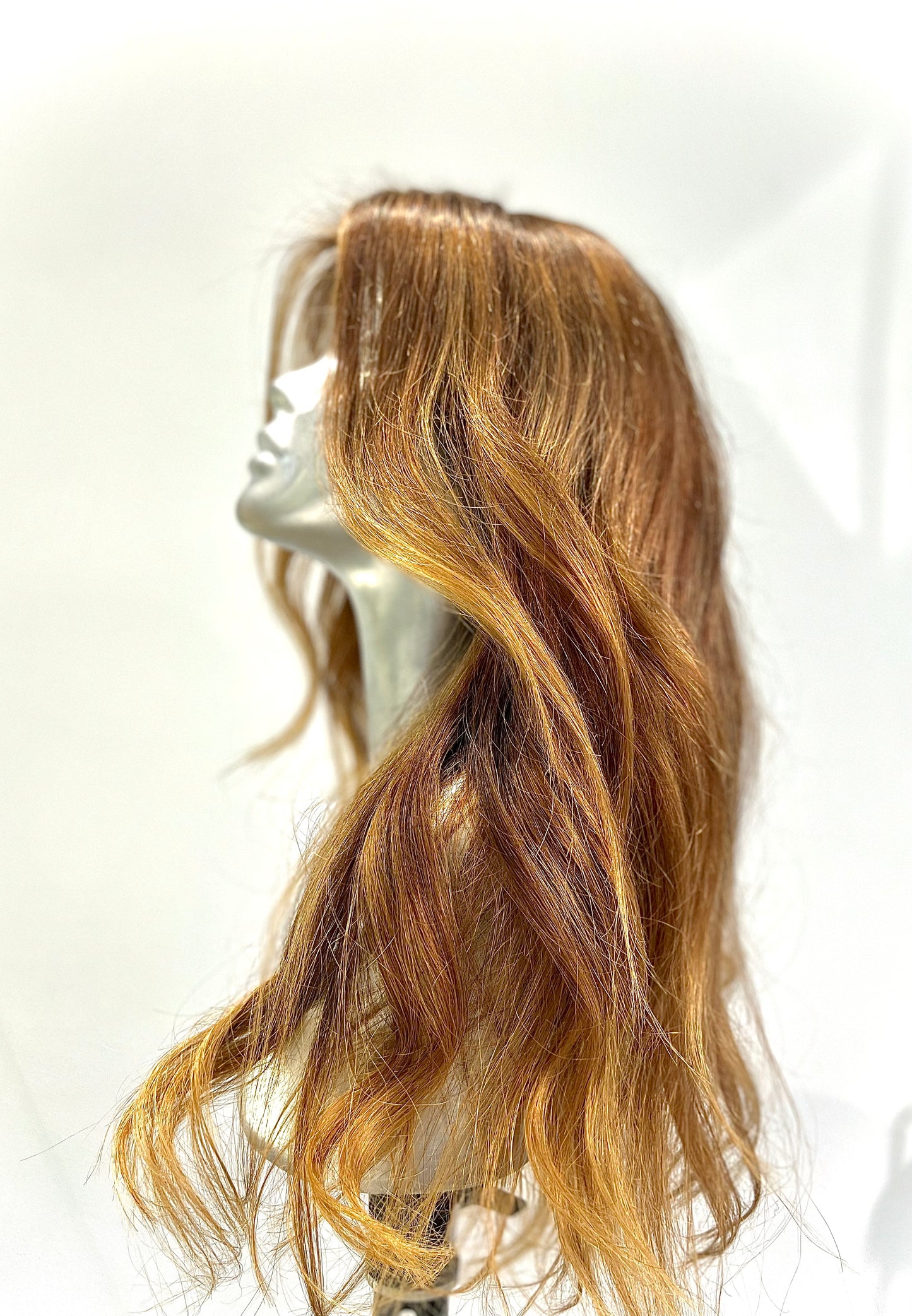 Sunset highlights front lace wig