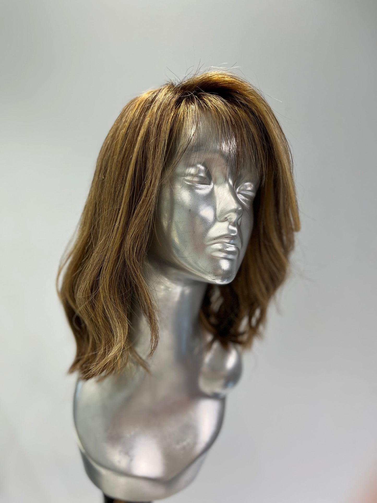 Contoured Blonde front lace wig