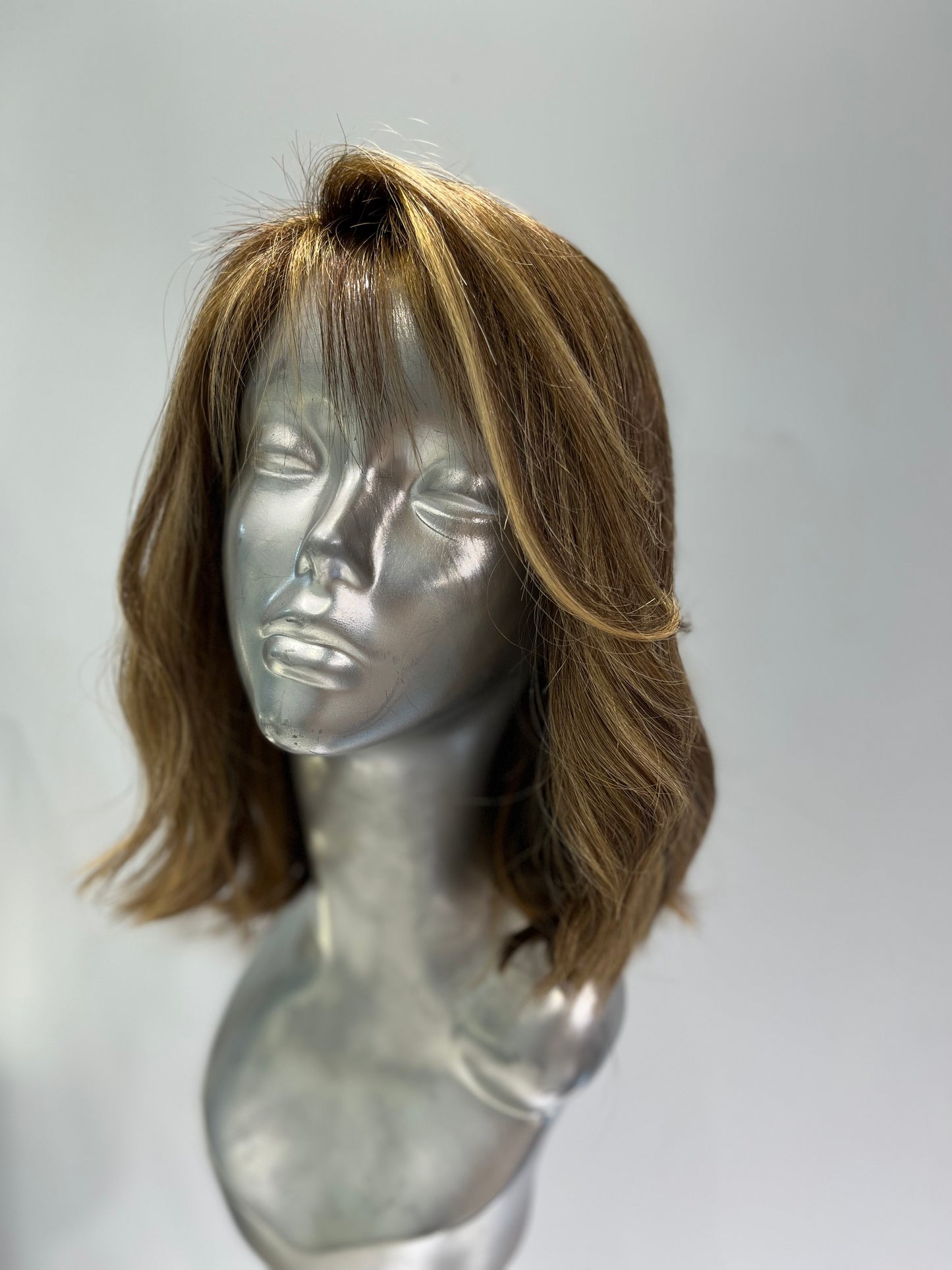 Contoured Blonde front lace wig