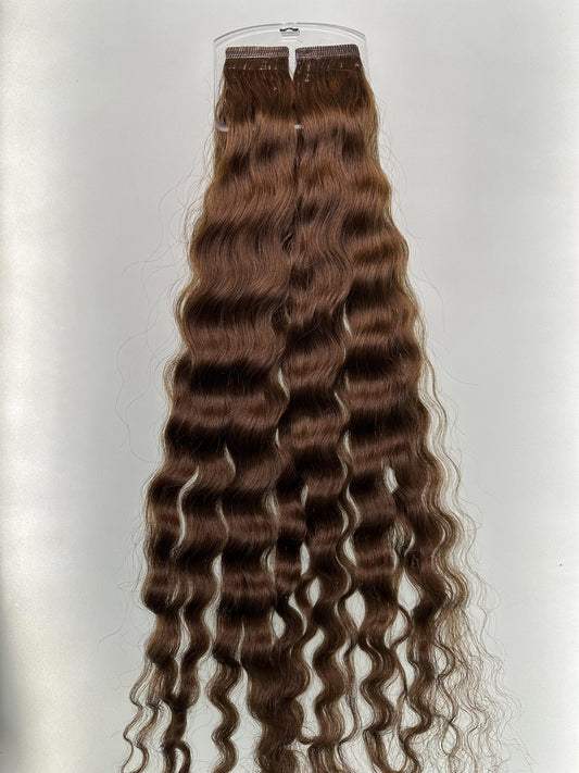 Curly Elegance: Premium Tape-In 26 inches 20 single pieces