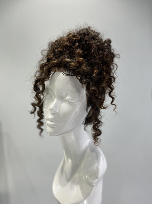 Curl Bun Full Lace Wig