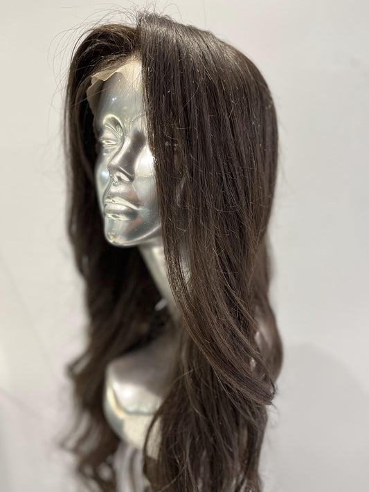 Dark Brown front lace wig