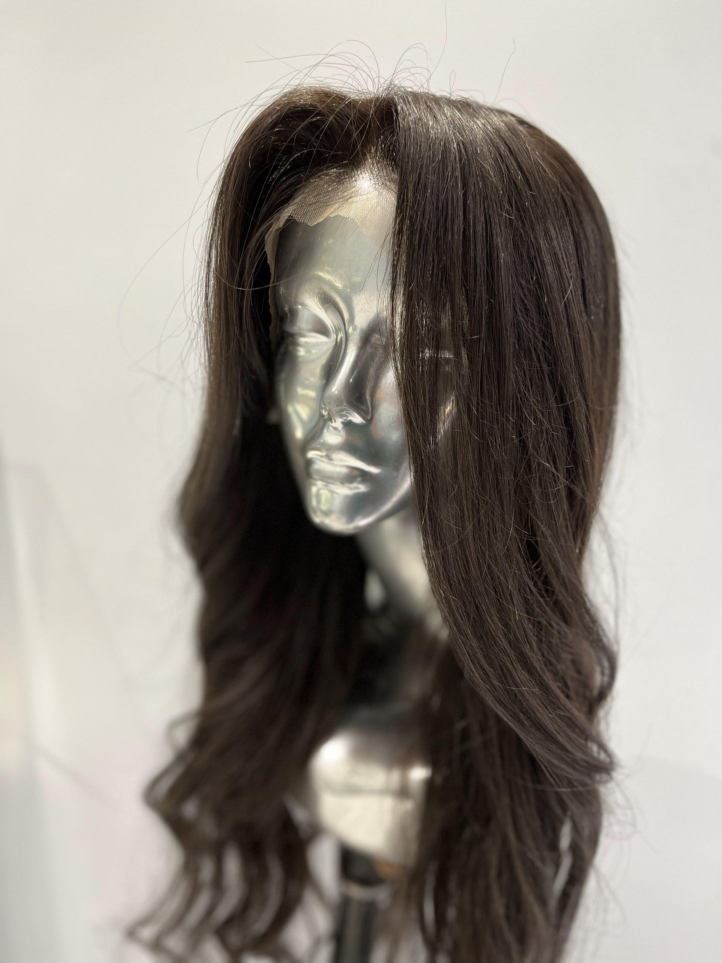 Dark Brown front lace wig