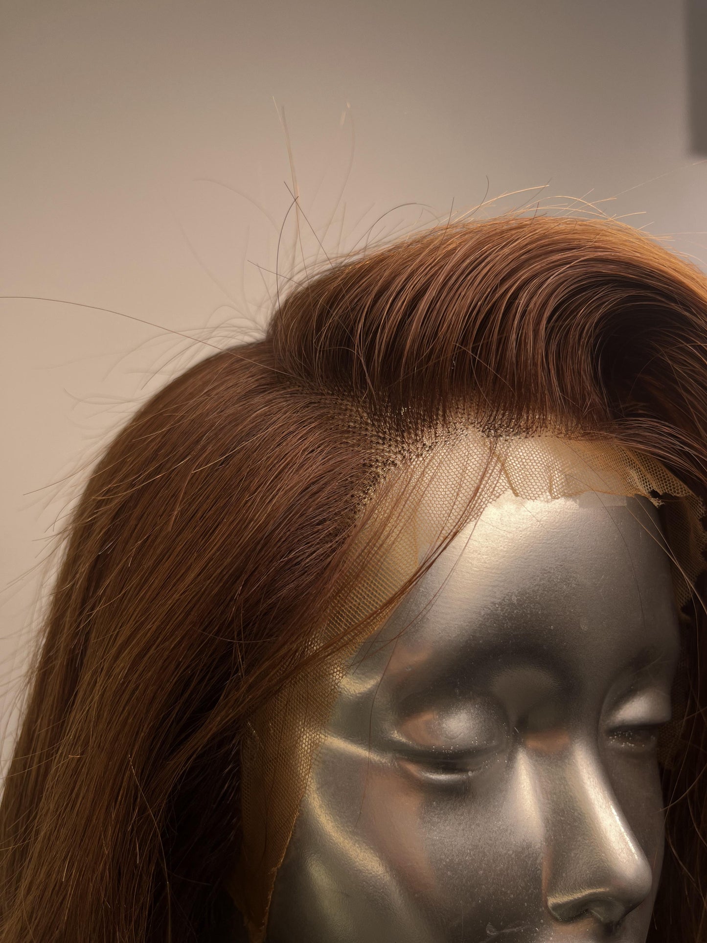 Bronze Goddess front lace wig
