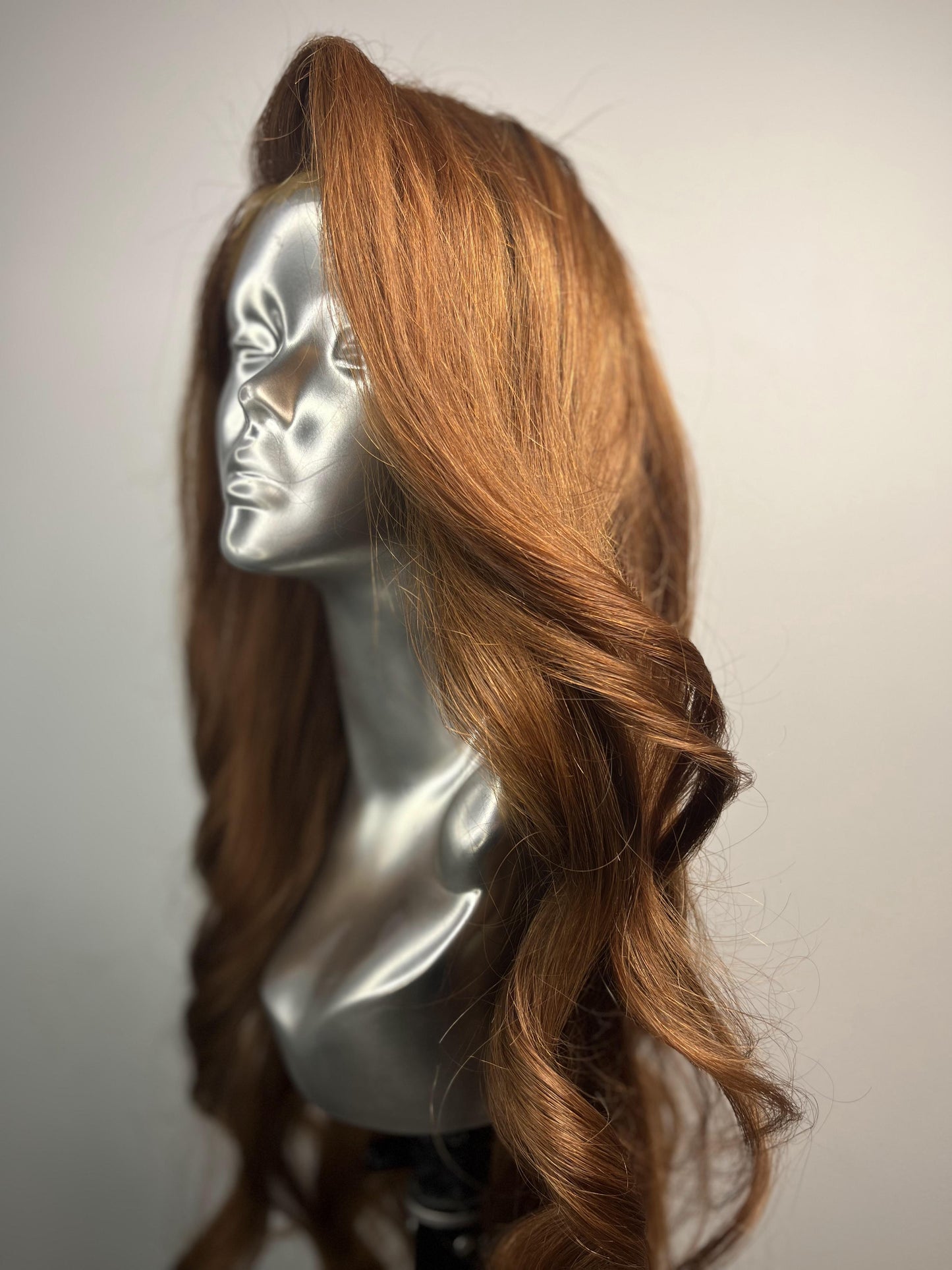 Bronze Goddess front lace wig