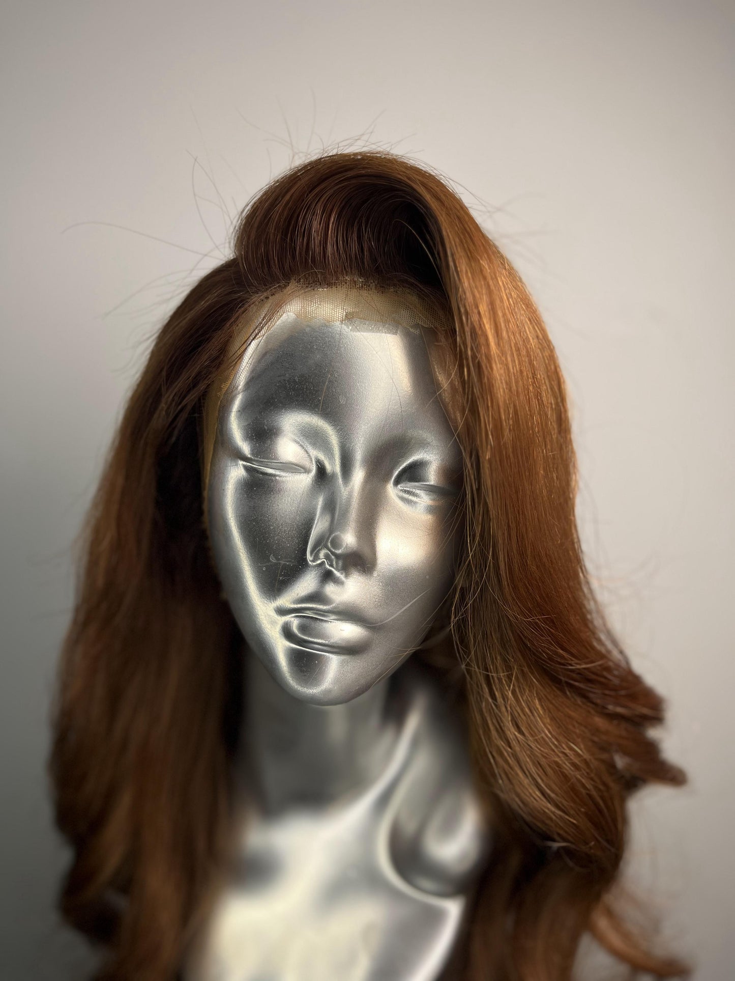 Bronze Goddess front lace wig