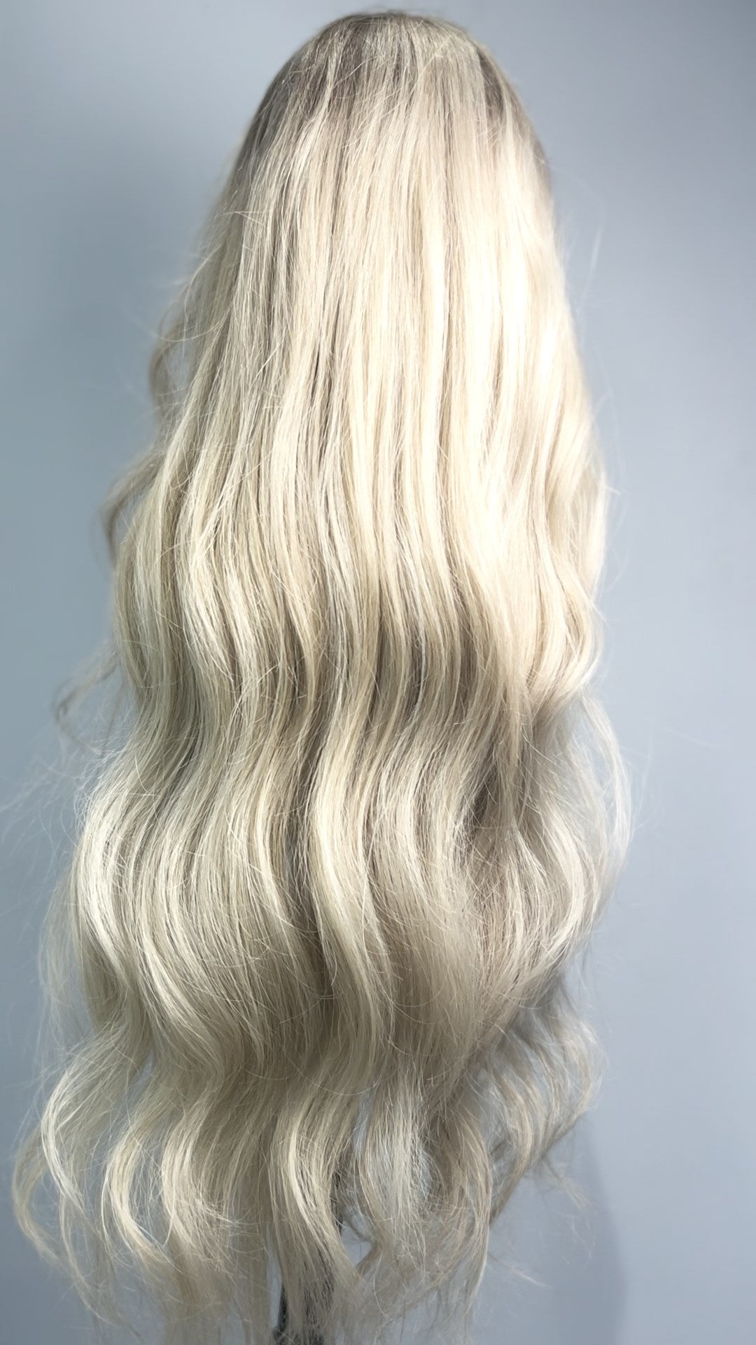 Creamy-fall front lace wig