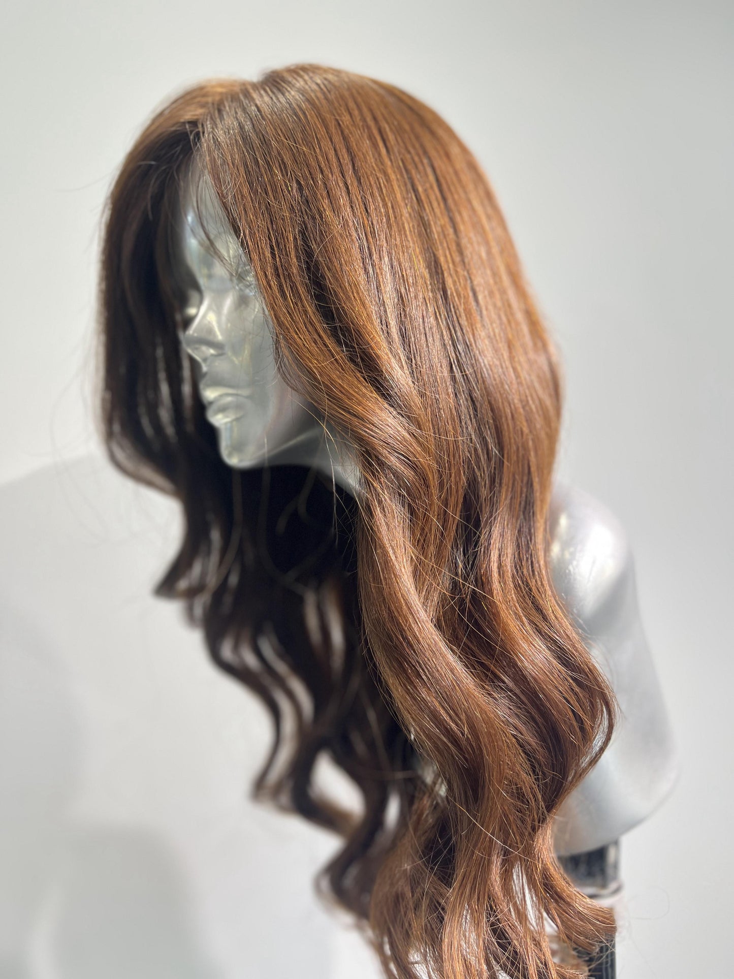 Honey silk base wig