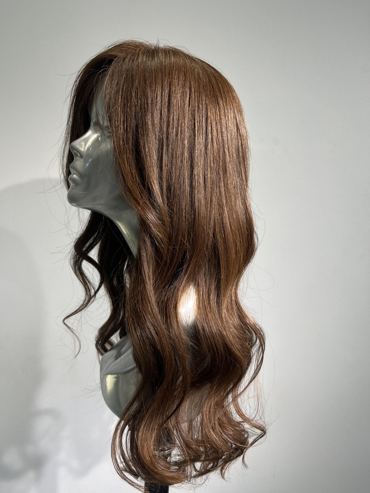 Honey silk base wig