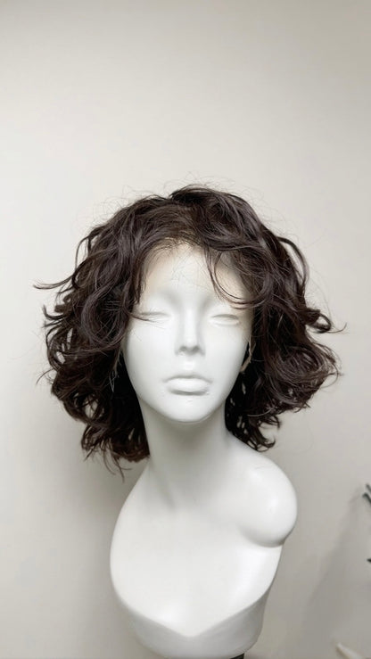 Curly bob wig