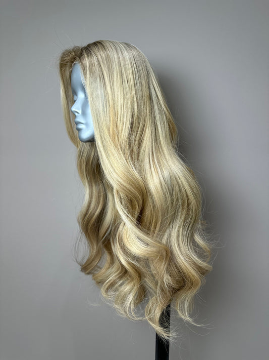 Chanel Blonde Elegance – Silk Base & HD Lace Wig 24 inches