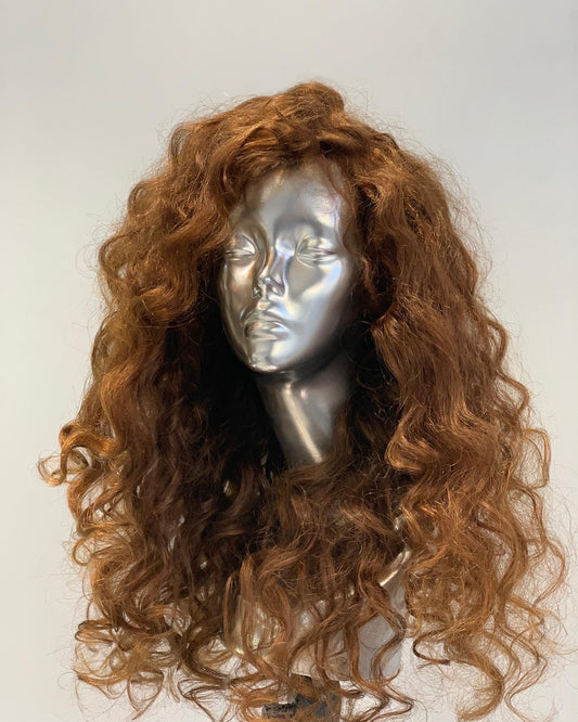 Cinnamon Curl front lace wig