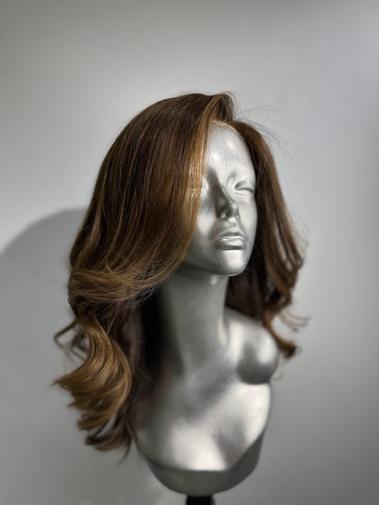 Front Lace Wig with Curtain Bangs – Natural Waves