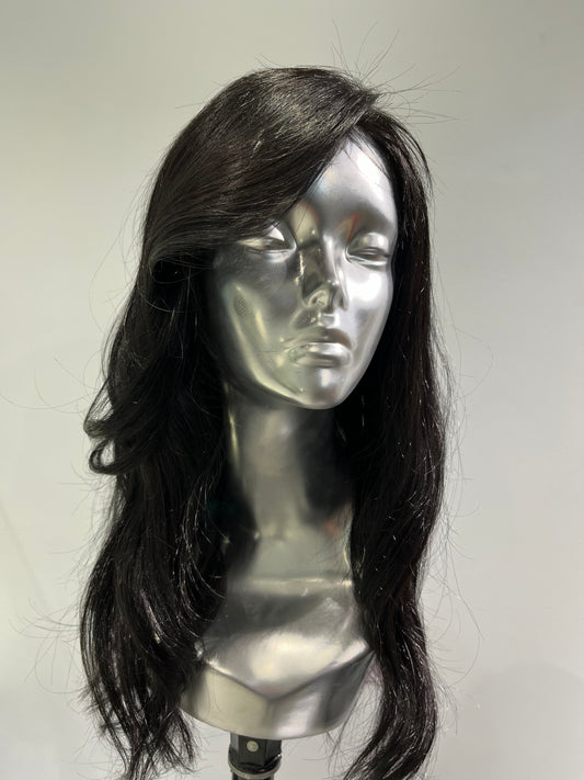 Jet Black front lace wig