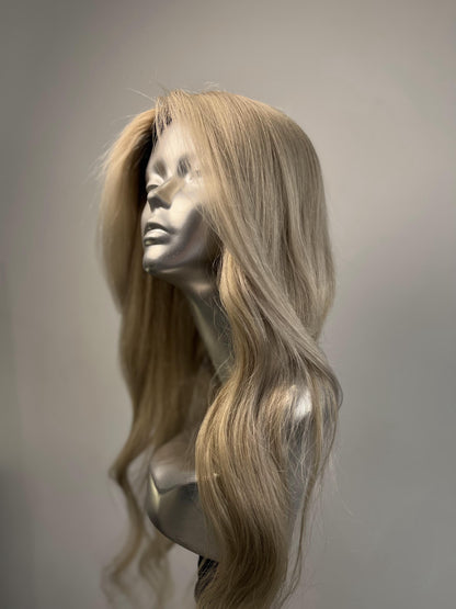 Blonde Silk Base Hair Topper