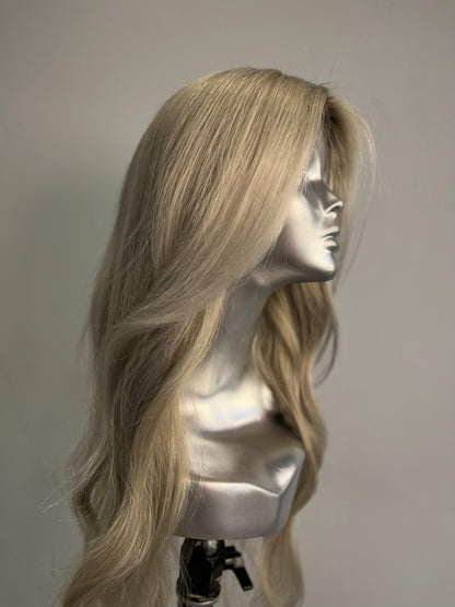 Blonde Silk Base Hair Topper