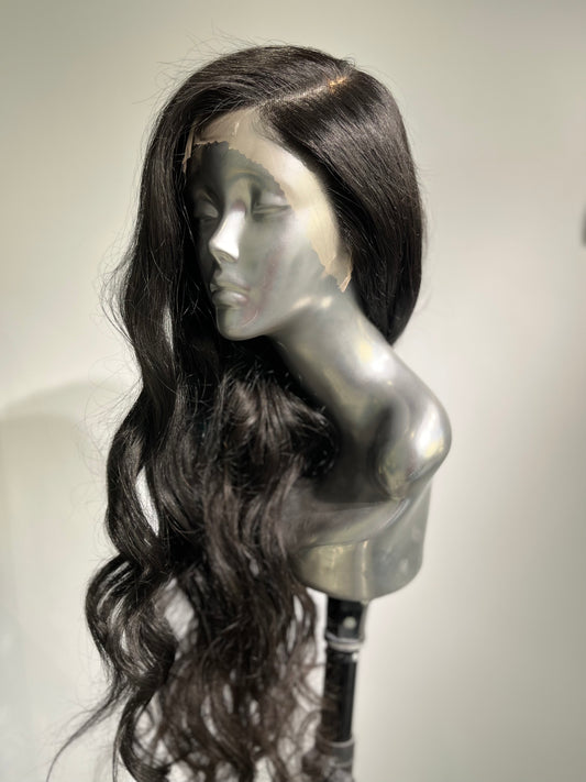 Royal Glam Black front lace wig