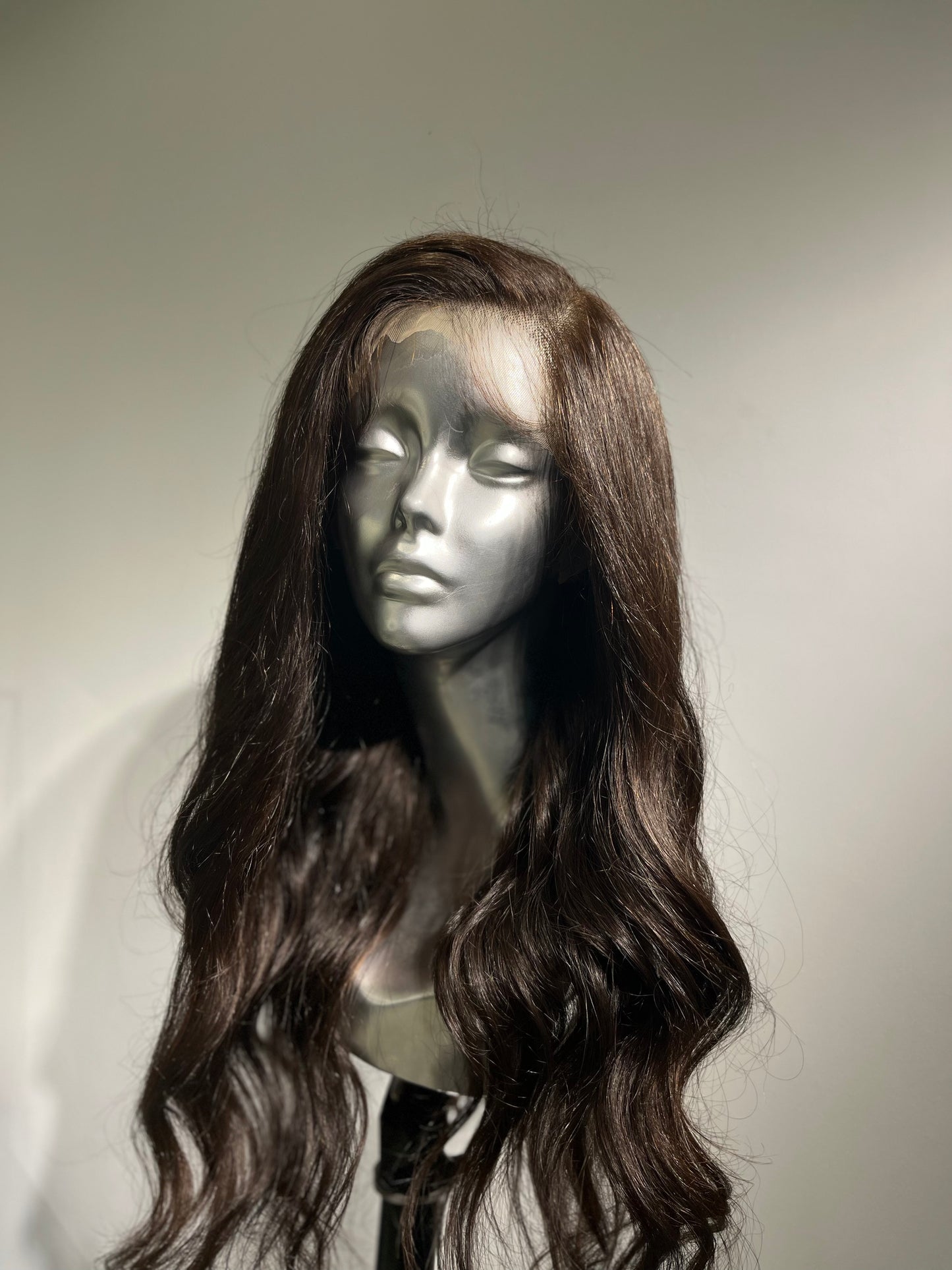 Dark Chocolate front lace wig