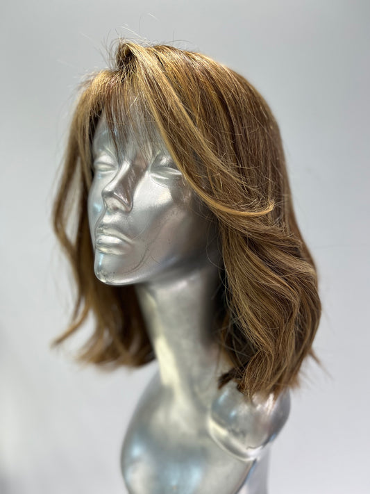 Contoured Blonde front lace wig