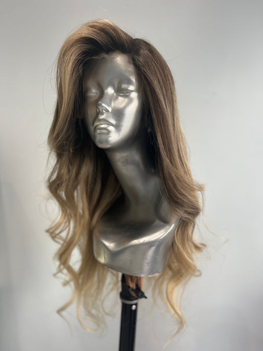 Pearl Balayage  front lace wig