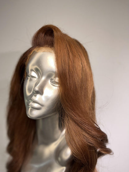 Bronze Goddess front lace wig